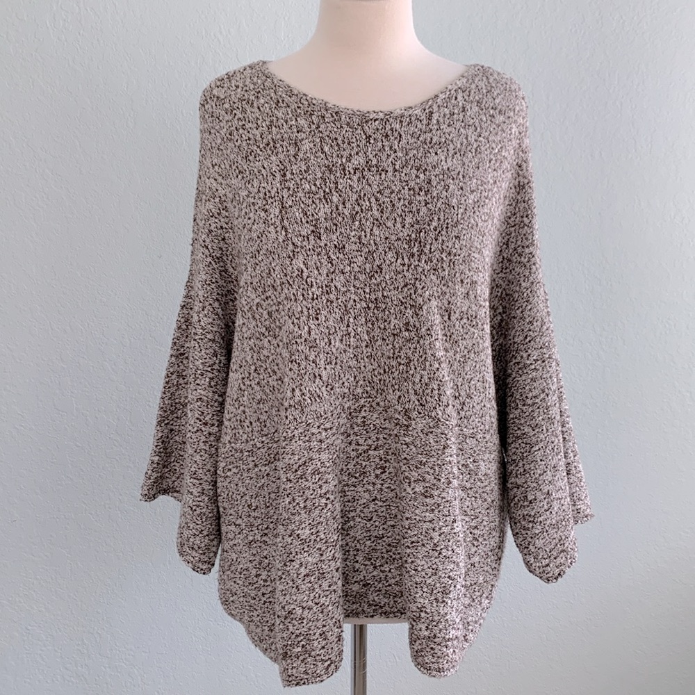 J Jill Marled Kimono Sleeve Sweater